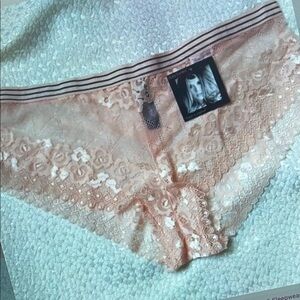 Lace Trim Pink Women's Intimate